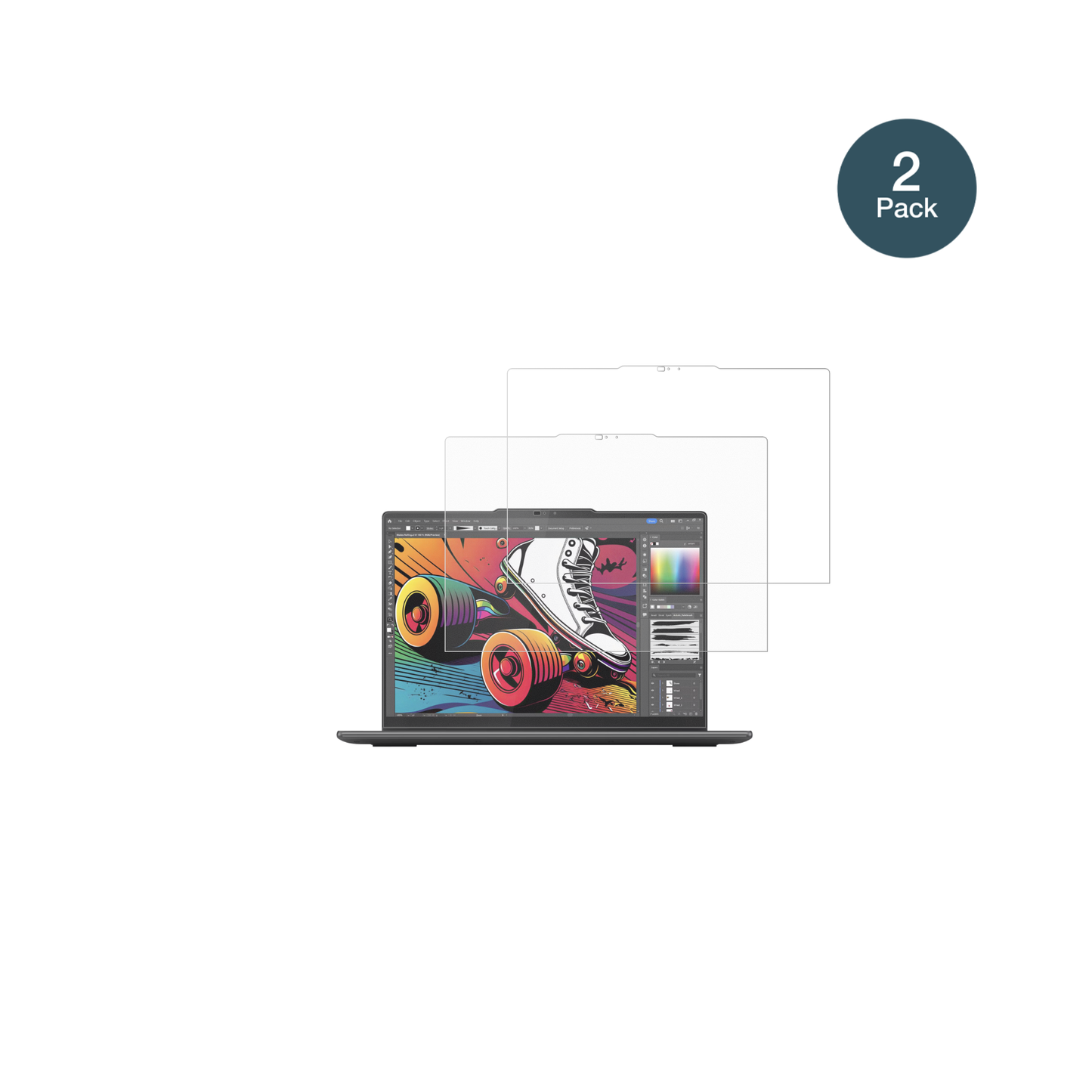 2x Screen Protector for Lenovo Yoga 7 2-in-1 14IML9 matte Flexible Glass 9H 
