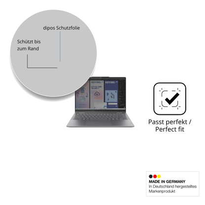 Schutz gegen Kratzer auf dem Lenovo Yoga 7 2in1 14ILL10 Glas durch Schlüssel oder Ähnliches