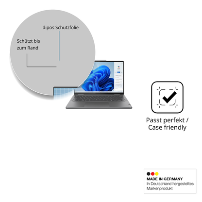 Besonders flexibler Displayschutz mit Anti-Shock-Schicht im Materialmix