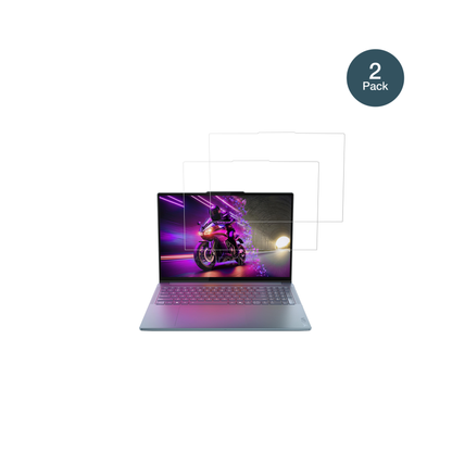 LenovoYoga Pro 9 16IAH10 Non-Touch mit aufgebrachter dipos Flex Schutzfolie, glasklare Darstellung ohne Einschränkungen