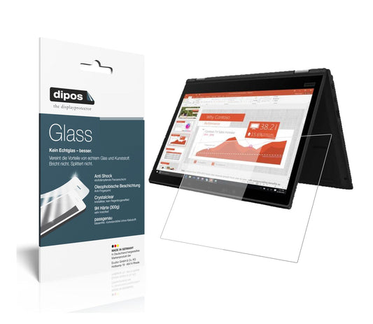 2x Screen Protector for Lenovo Yoga X390 13.3 inch Flexible Glass 9H dipos
