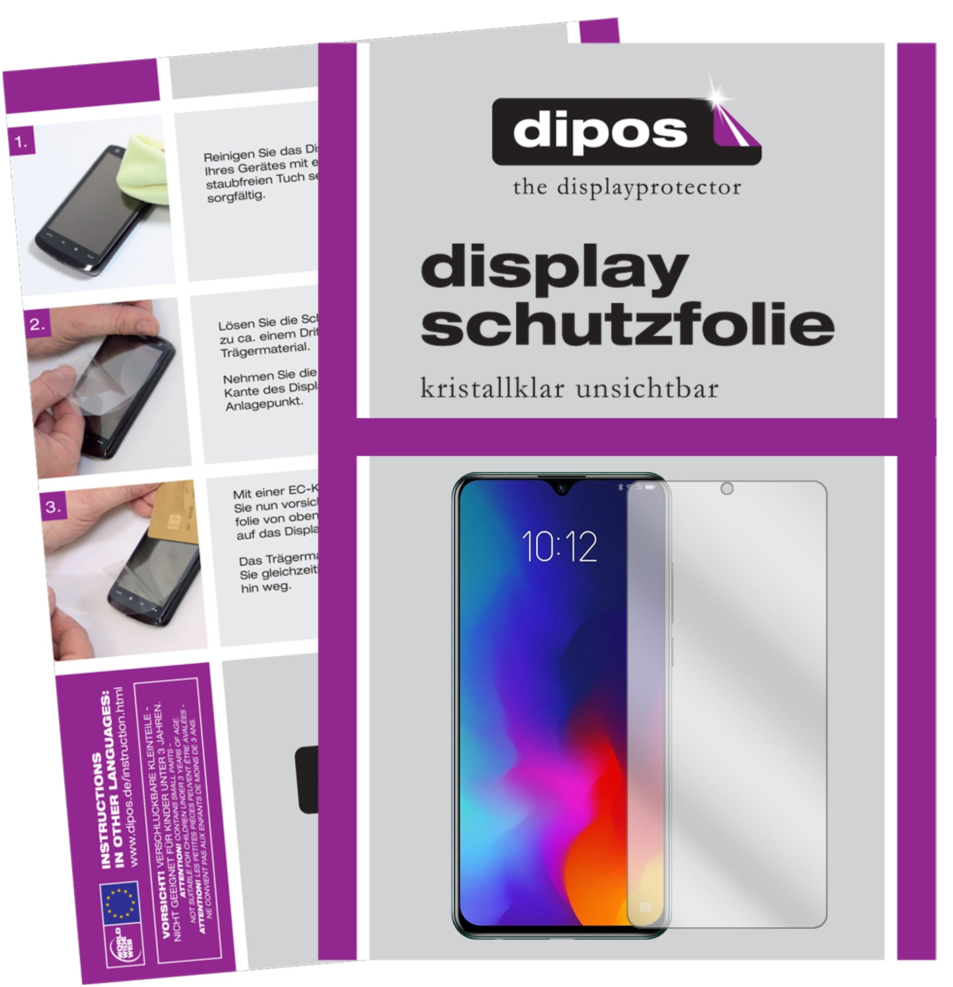 Kristallklare, dünne Schutzfolie: Kratzfest & passgenau für Lenovo-Z6 Lite