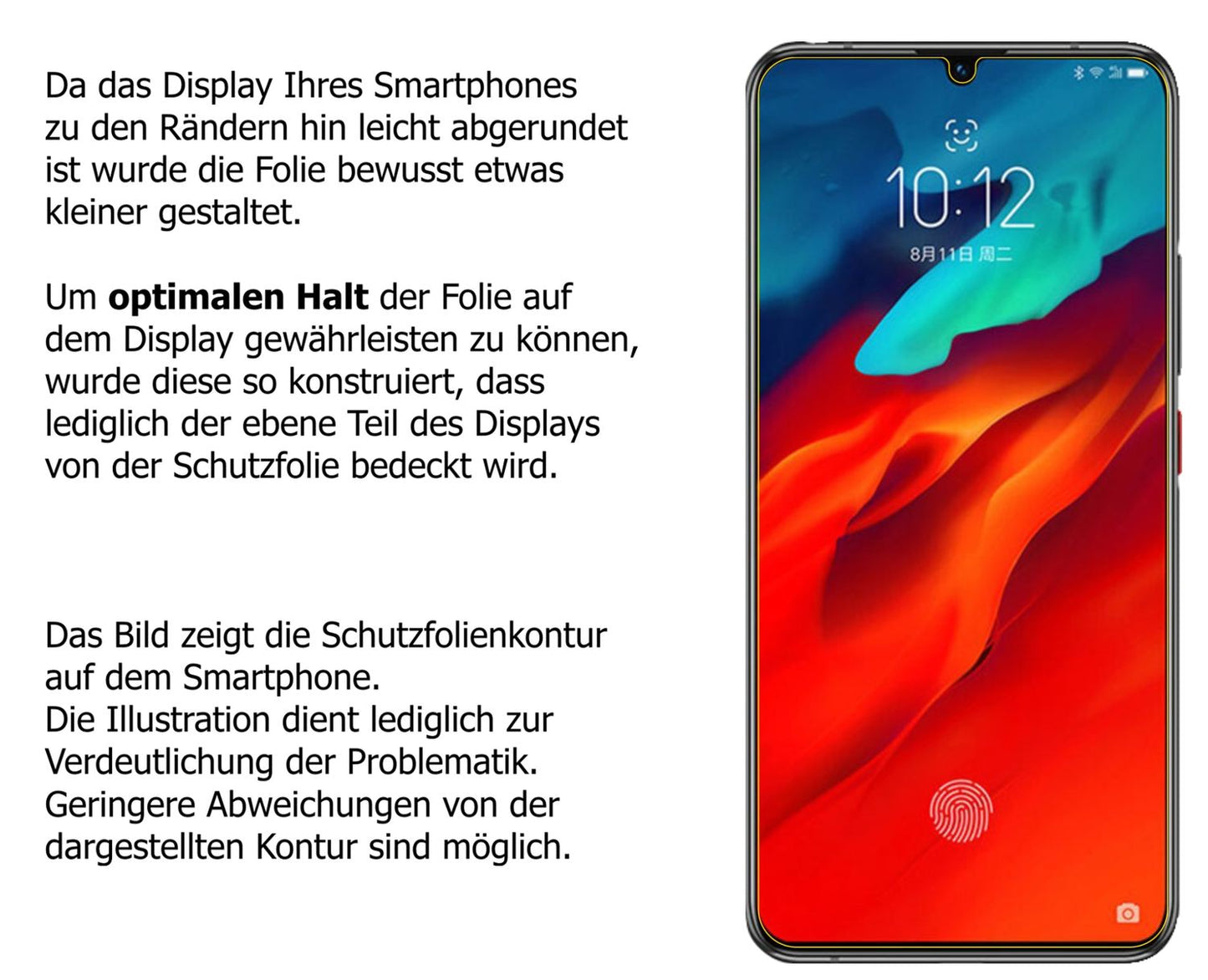 Screen Protector for I Lenovo Z6 Pro I Flexible Glass I Film I 9H I dipos