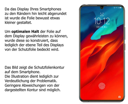 Screen Protector for I Lenovo Z6 Pro I Flexible Glass I Film I 9H I dipos