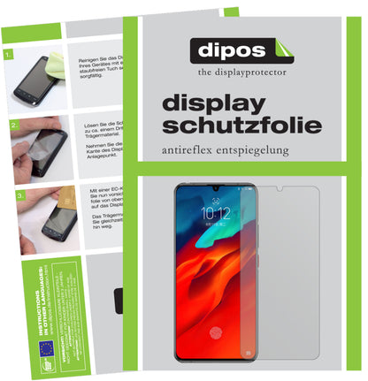 5x Schutzfolie matt für Lenovo Z6 Pro Display-Schutzfolie