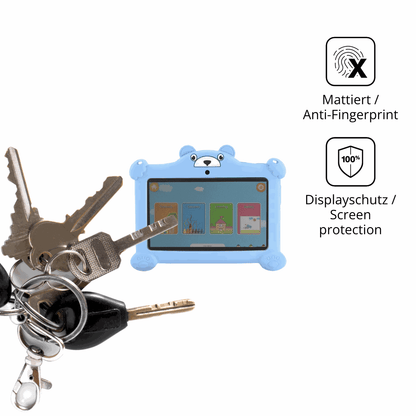 dipos Displayschutz für LETGOSPT C88 7 Zoll, mattierte Oberfläche, Blickschutzfilter und perfekter Passform