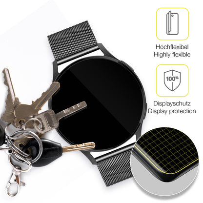 dipos Displayschutz für Levowatch Edgy, transparente Oberfläche, geringe Dicke und perfekte Passform