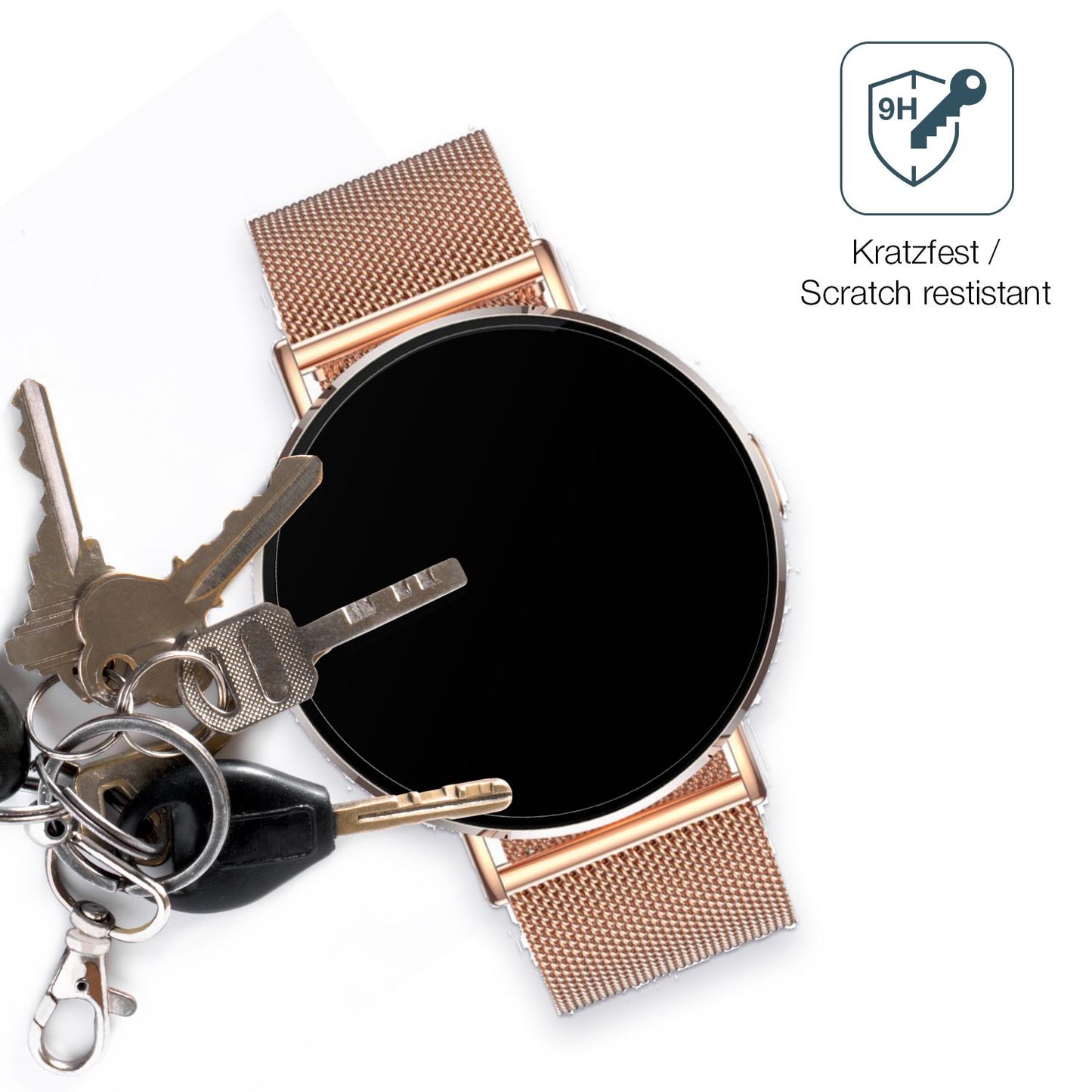 dipos Displayschutz für Levowatch Eve 1.3 Zoll, mattierte Oberfläche, robuste Festigkeit und perfekte Passform