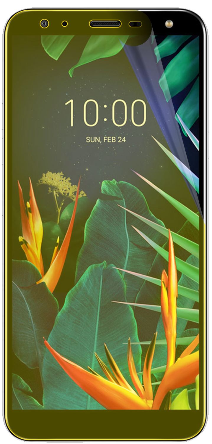 dipos Displayschutz für LG K40S, transparente Oberfläche, geringe Dicke und perfekte Passform