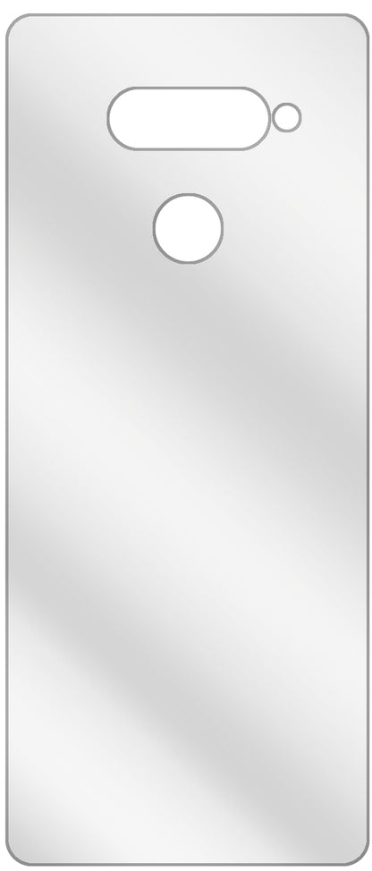 dipos Displayschutz für LG K50S Rückseite, transparente Oberfläche, geringe Dicke und perfekte Passform