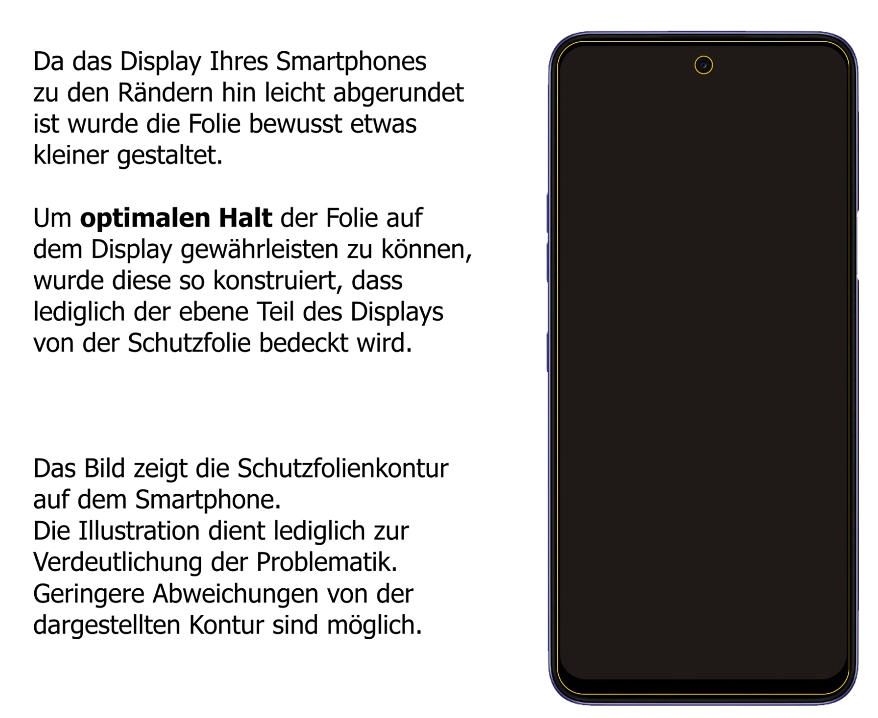 dipos Displayschutz für LG K52, mattierte Oberfläche, robuste Festigkeit und perfekte Passform