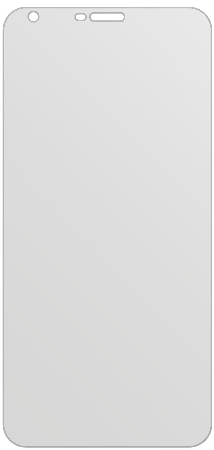 dipos Displayschutz für LG Q6, mattierte Oberfläche, geringe Dicke und perfekte Passform
