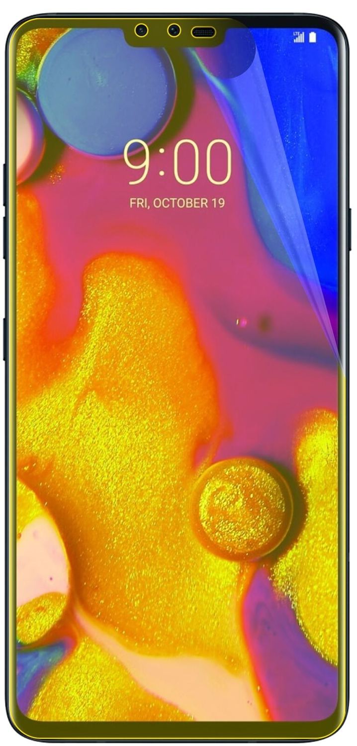 dipos Displayschutz für LG V40 ThinQ, transparente Oberfläche, geringe Dicke und perfekte Passform