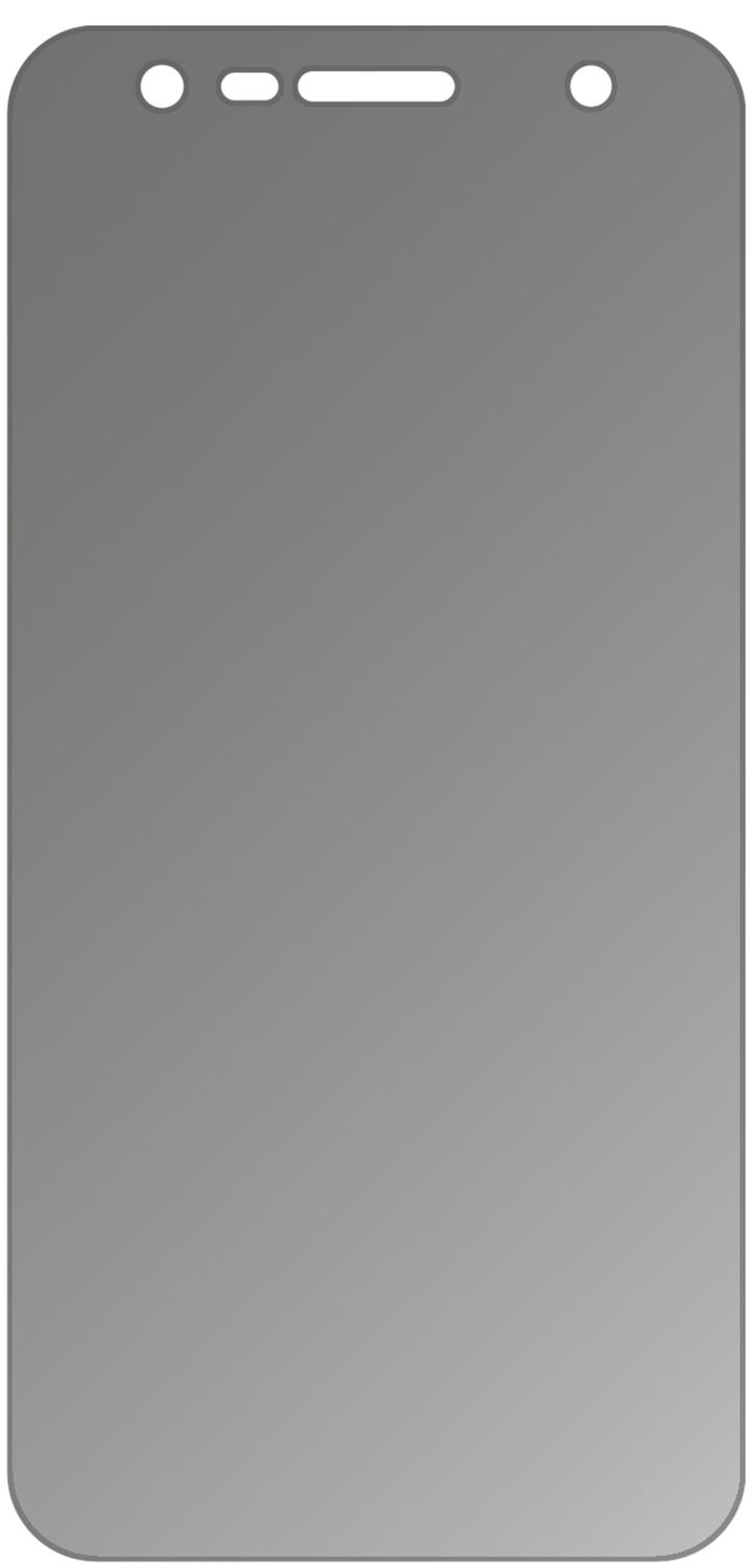 dipos Displayschutz für LG X power 3, mattierte Oberfläche, Blickschutzfilter und perfekter Passform