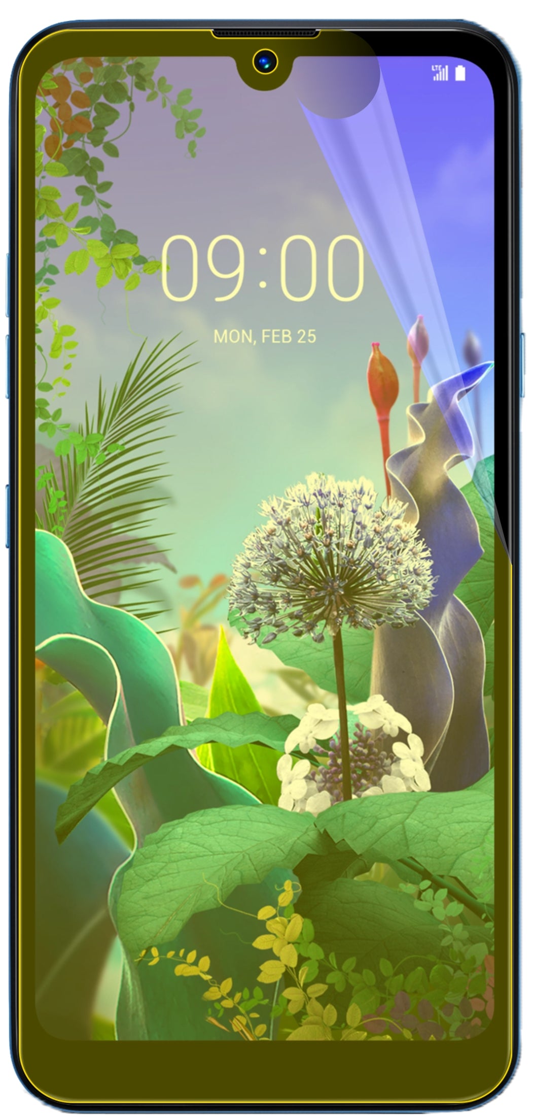 dipos Displayschutz für LG Q60, transparente Oberfläche, geringe Dicke und perfekte Passform