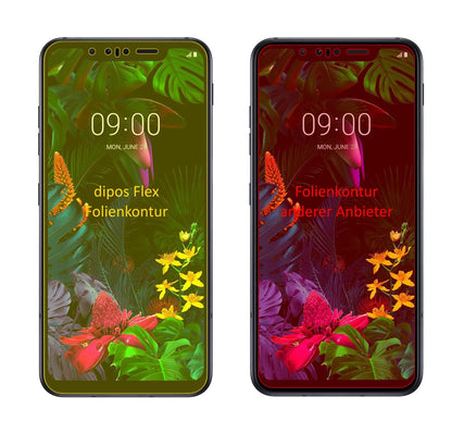 3x Full Cover Screen Protector for LG G8s ThinQ – Covers Curved Edges | dipos