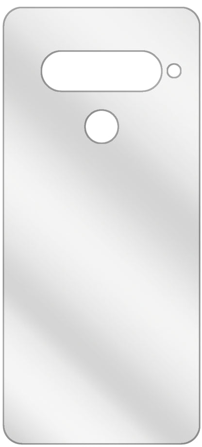 dipos Displayschutz für LG G8s ThinQ Rückseite, transparente Oberfläche, geringe Dicke und perfekte Passform