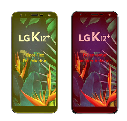 3x Full Cover Screen Protector for LG K12 Plus – Covers Curved Edges | dipos