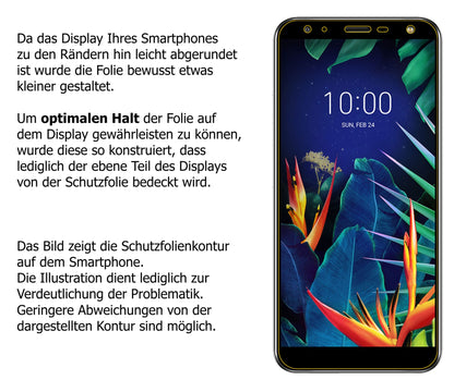 Schutzfolie mit optimaler Passform, zur Verwendung mit Hüllen geeignet