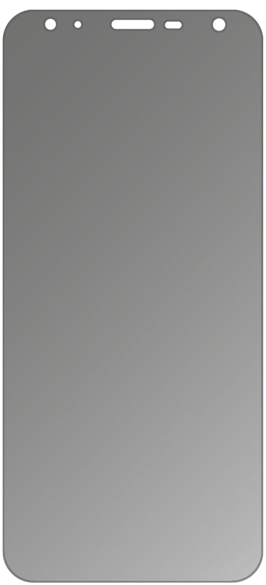 dipos Displayschutz für LG K40S, mattierte Oberfläche, Blickschutzfilter und perfekter Passform