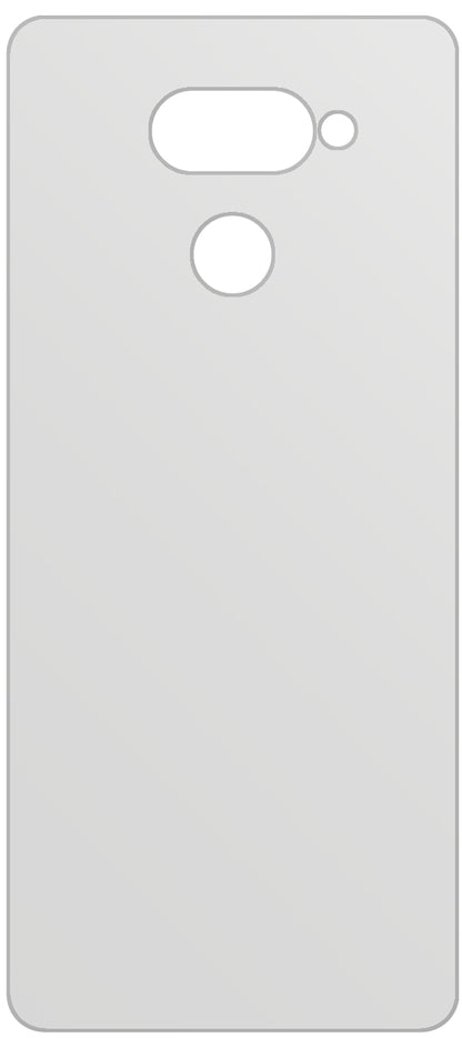 dipos Displayschutz für LG K50 Rückseite, mattierte Oberfläche, geringe Dicke und perfekte Passform