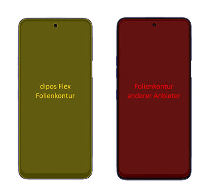 3x Screen Protector for LG K52 Protective Film covers 100% dipos Flex