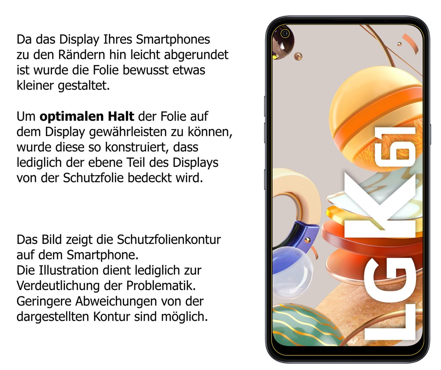 2x 9H Schutzfolie matt für LG K61 Panzerfolie