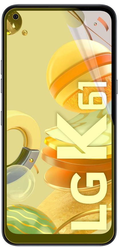 3x Screen Protector for LG K61 Protective Film covers 100% dipos Flex