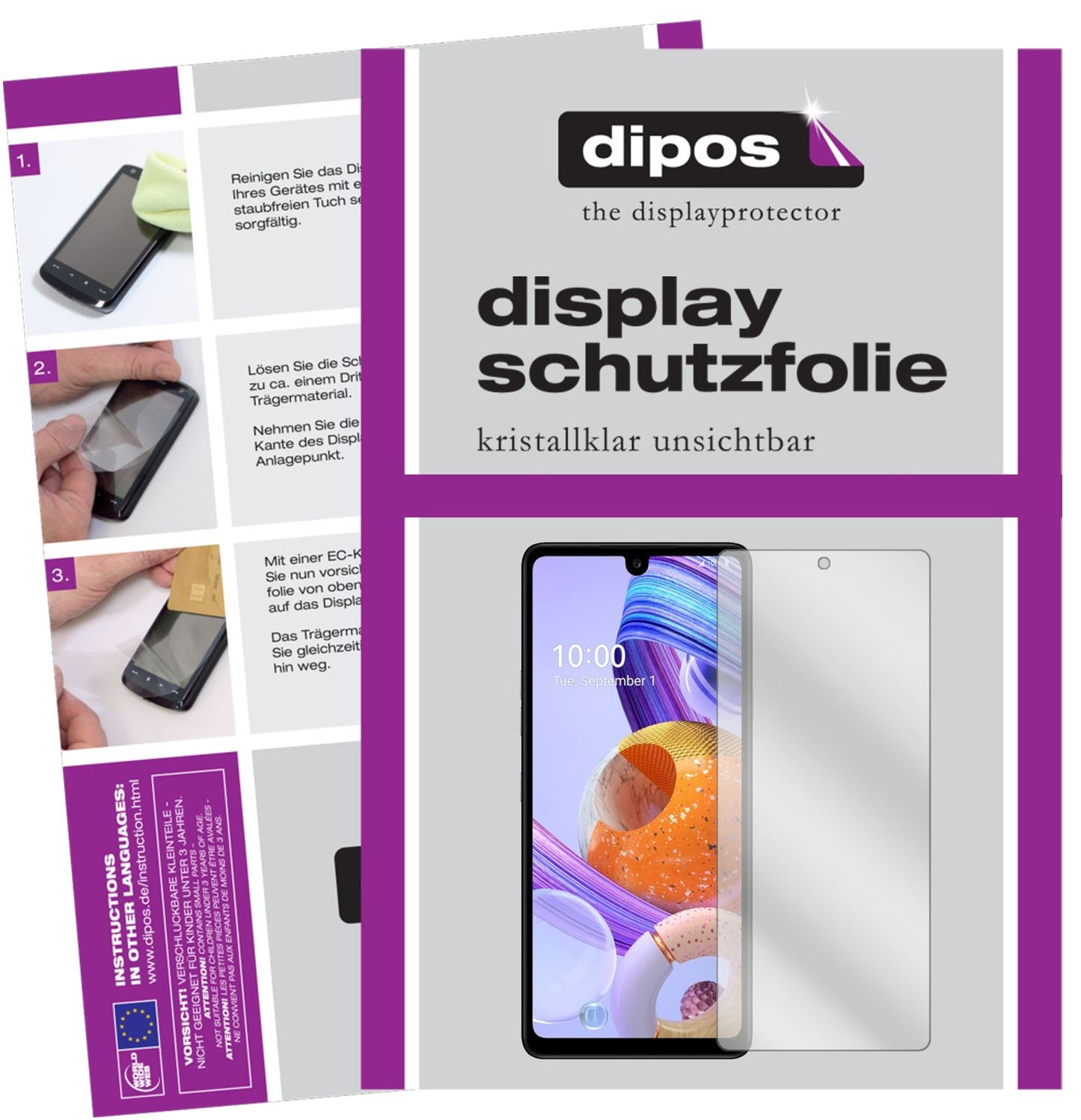 Screen Protector for LG K71 Protection Crystal Clear dipos