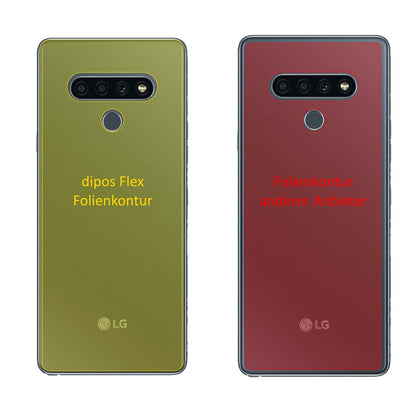 3x Screen Protector for LG K71 back Protective Film covers 100% dipos Flex
