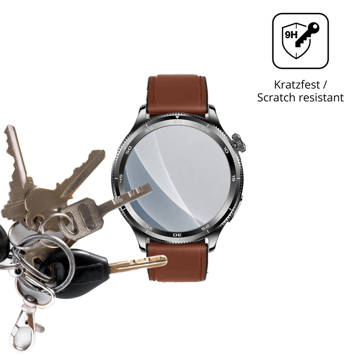 dipos Displayschutz für Lgnitek T5, mattierte Oberfläche, robuste Festigkeit und perfekte Passform