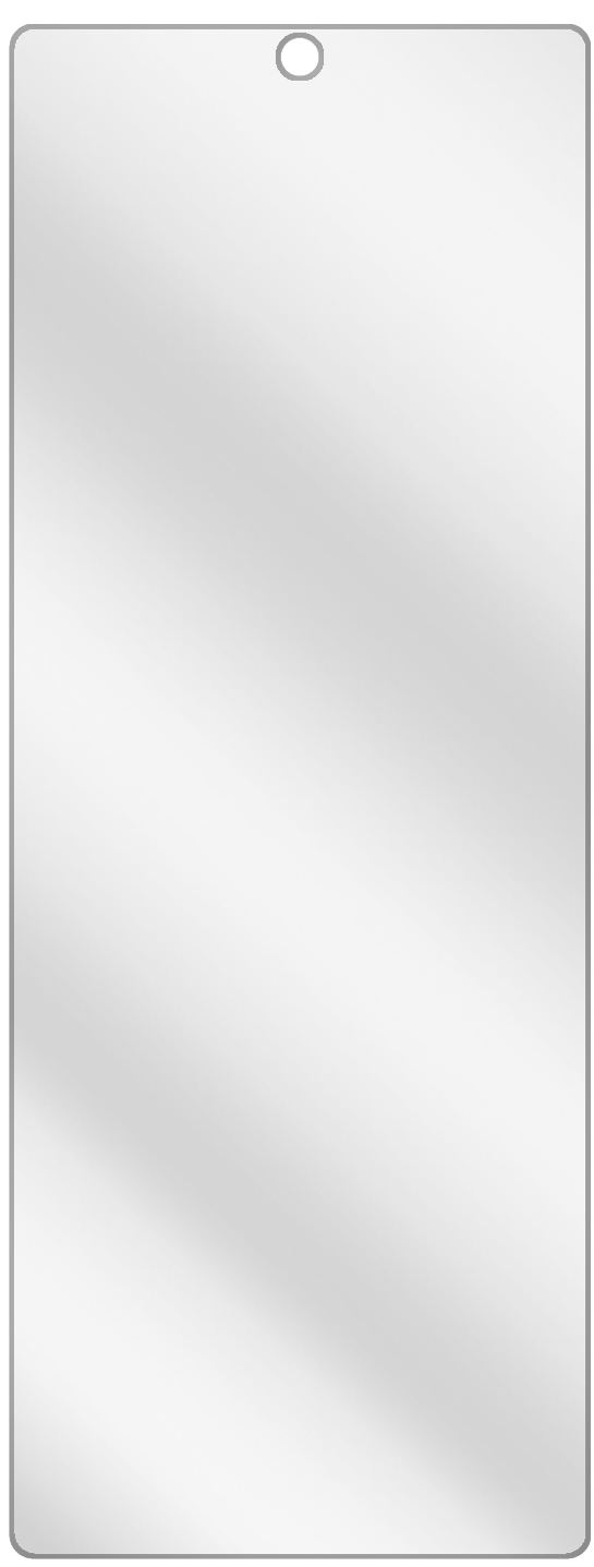 dipos Displayschutz für LG Velvet 4G, transparente Oberfläche, geringe Dicke und perfekte Passform