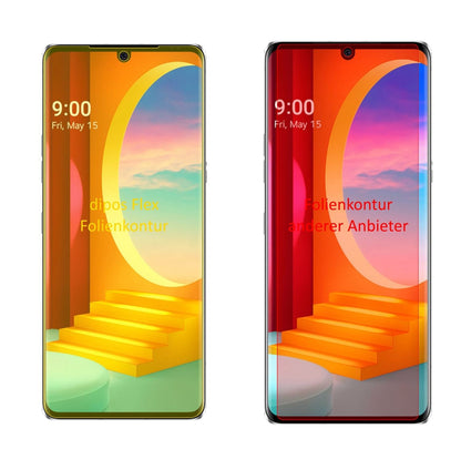 3x Screen Protector for LG Velvet 5G Protective Film covers 100% dipos Flex