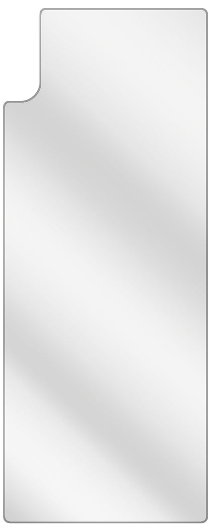 dipos Displayschutz für LG W10 Alpha Rückseite, transparente Oberfläche, geringe Dicke und perfekte Passform