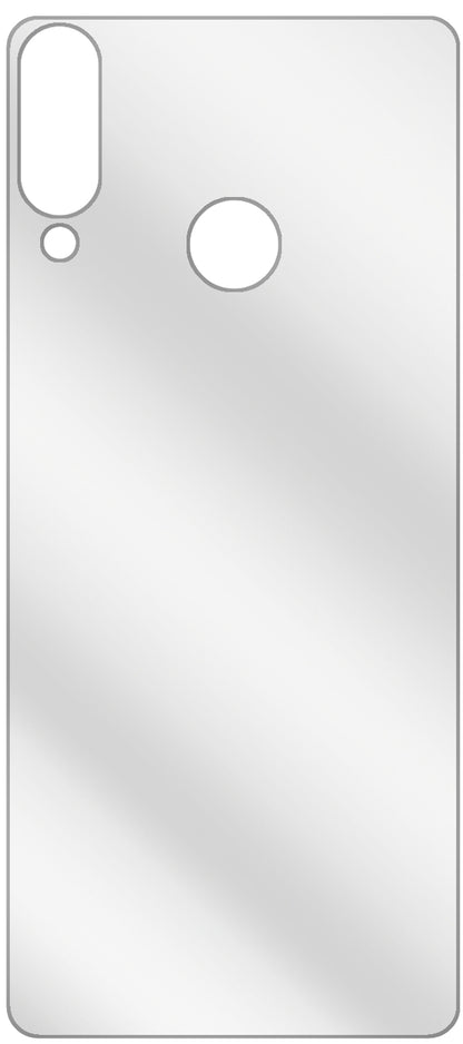 dipos Displayschutz für LG W30 Rückseite, transparente Oberfläche, geringe Dicke und perfekte Passform
