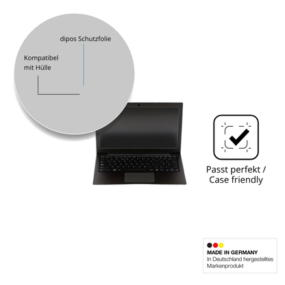 Schutzfolie mit optimaler Passform, zur Verwendung mit Hüllen geeignet