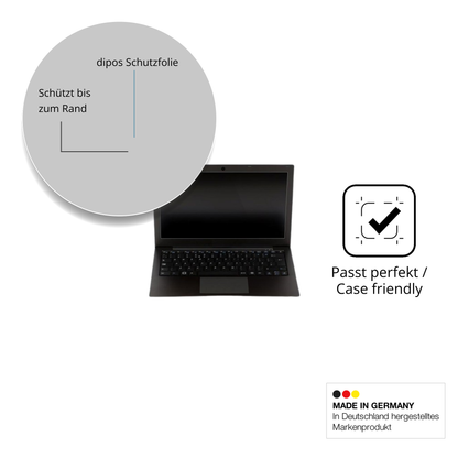 Besonders flexibler Displayschutz mit Anti-Shock-Schicht im Materialmix