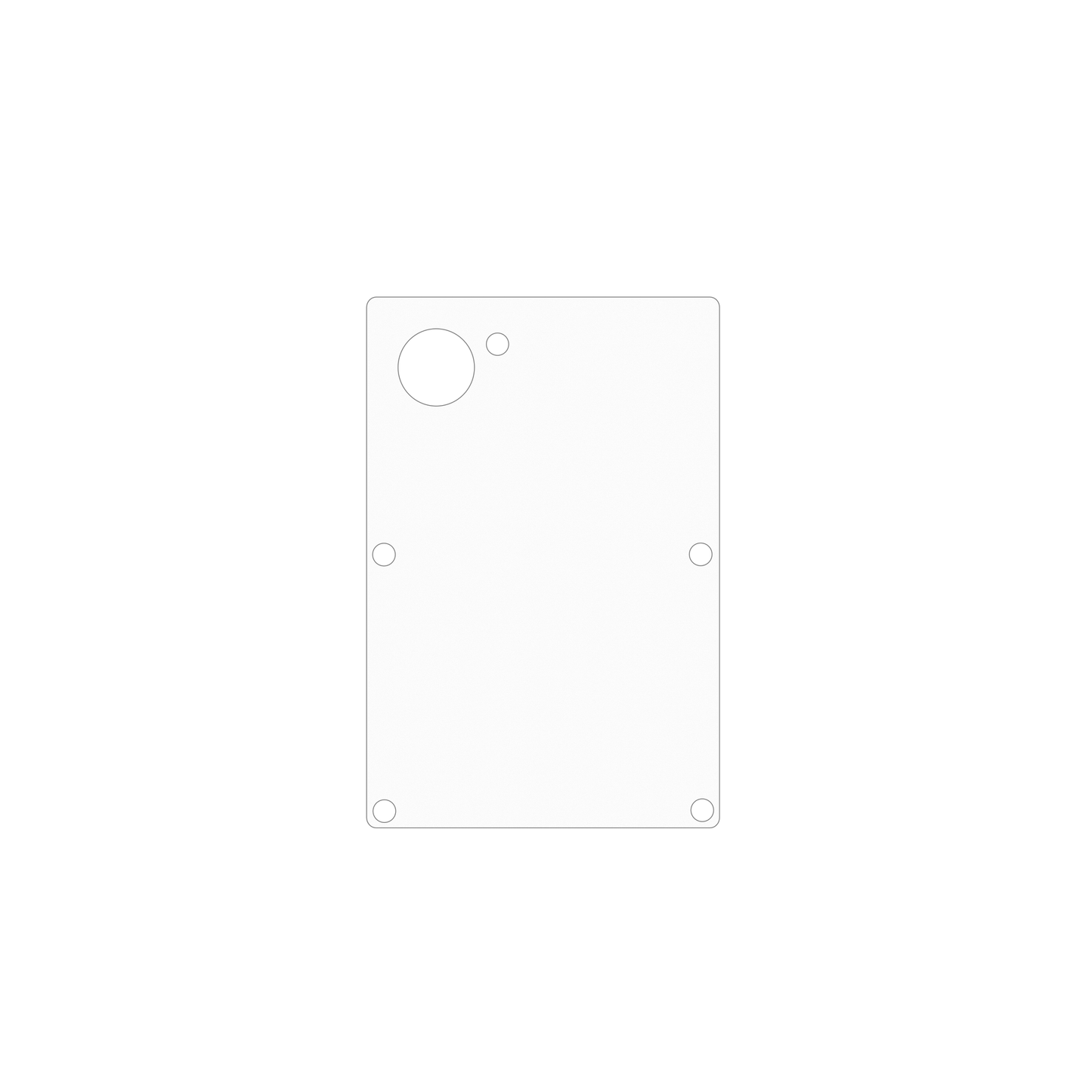 4x Schutzfolie matt für Light Phone 3 Rückseite Display-Schutzfolie