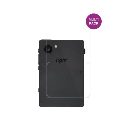 4x Schutzfolie klar für Light Phone 3 Rückseite Display-Schutzfolie