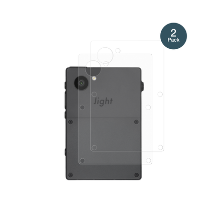 2x Screen Protector for Light Phone 3 Rückseite matte Flexible Glass 9H dipos