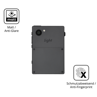 2x Screen Protector for Light Phone 3 Rückseite matte Flexible Glass 9H dipos
