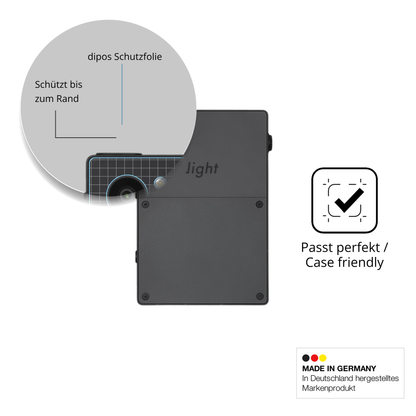 2x Screen Protector for Light Phone 3 Rückseite matte Flexible Glass 9H dipos