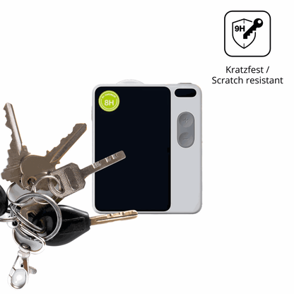 dipos Displayschutz für LiTTPOPO MicroCam X1, transparente Oberfläche, perfekte Passform auch für die Rundungen
