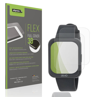 Matte Displayschutzfolie von dipos passend für Liu Jo Mini Slim 2.0, 100% Displayabdeckung und blasenfreie Montage