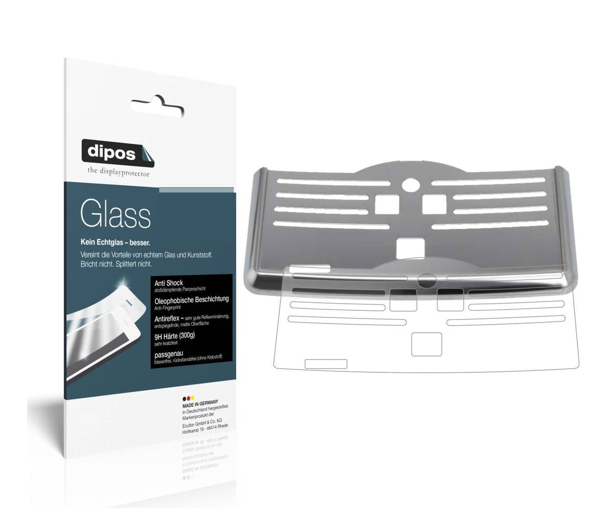 9H Matte Drip Tray Protective Film for SAECO Incanto HD8916/01 – Anti-Glare, Shatterproof