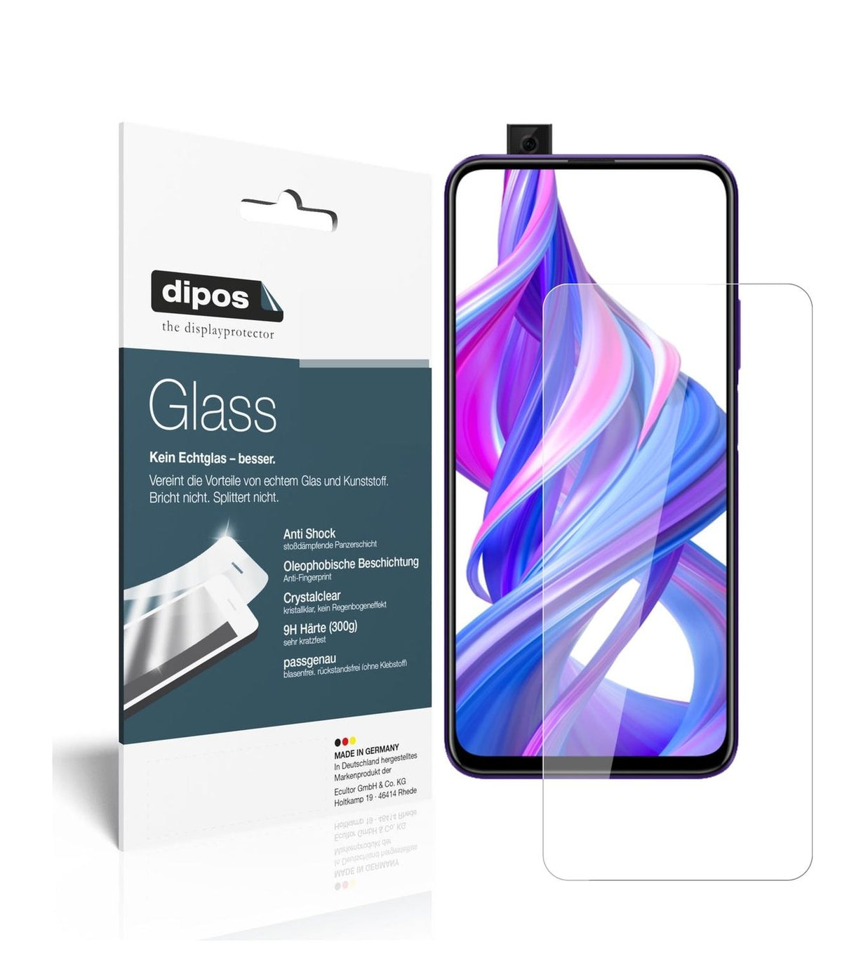 9H Clear Screen Protector for Huawei Y9s – Shatterproof, Crystal Clear | dipos