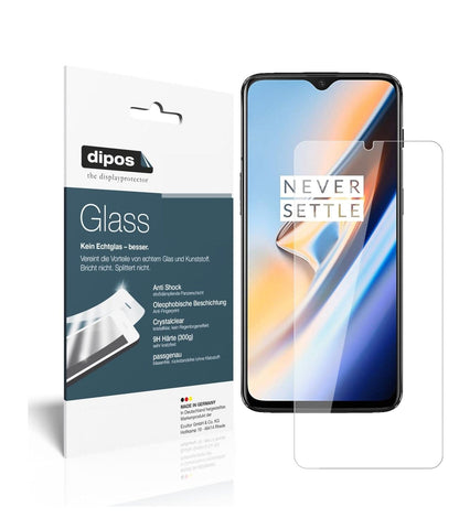 9H Clear Screen Protector for OnePlus 6T – Shatterproof, Crystal Clear | dipos