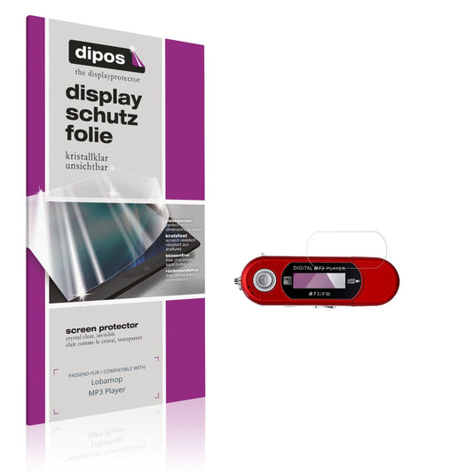 4x Screen Protector for Lobamop MP3 Player Protection Crystal Clear dipos