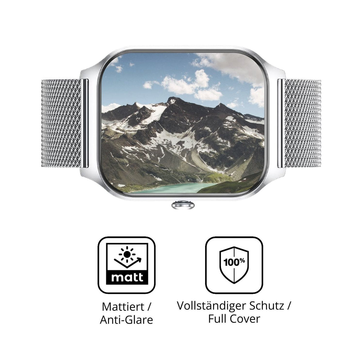 2x Full Cover matte Film for LODIMEKE P125 Screen Protector Anti-Shock