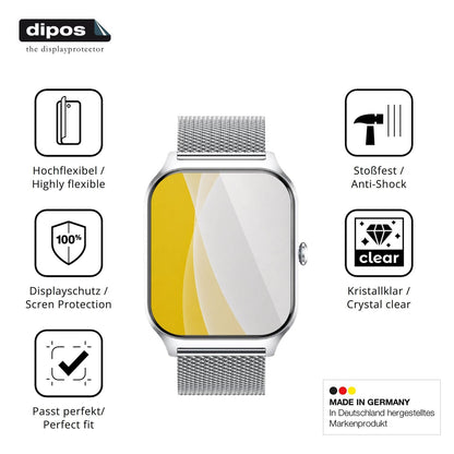 2x Screen Protector for LODIMEKE P125 Protective Film covers 100% dipos Flex